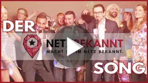 Netzbekannt macht Sie im Netz bekannt: Videopremiere des Netzbekannt-Songs