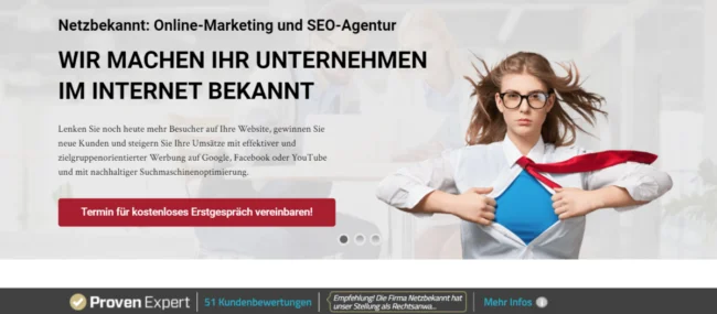 Suchmaschinenoptimierung Agentur für Handwerker